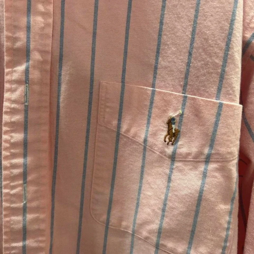 Men's retro Ralph Lauren BLAKE- flesh pony size Large (L5)‎ 27